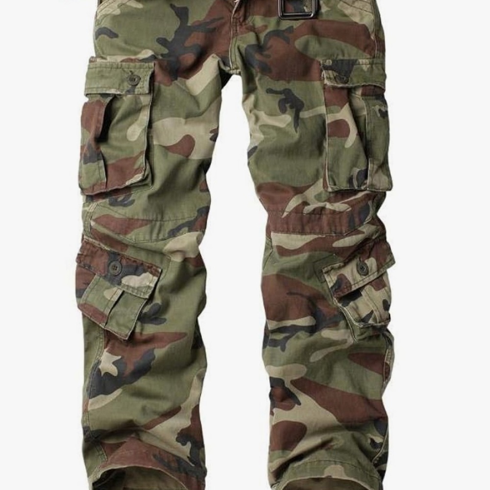 Women Camouflage Cargo Pants size 2